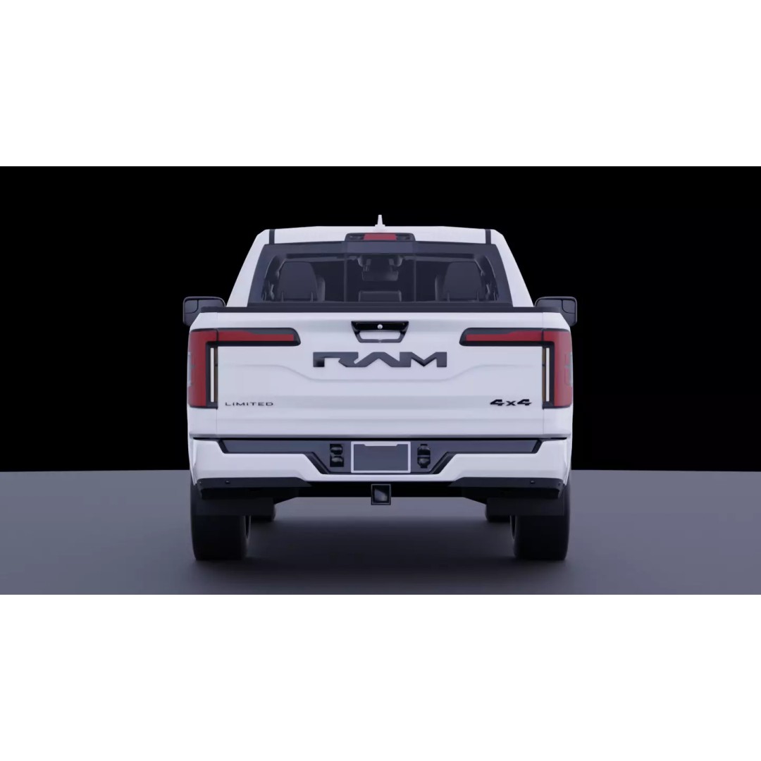 Dodge RAM 1500 RAMCHARGER 3D Model – High Fidelity Vehicle Asset, FBX - View 6