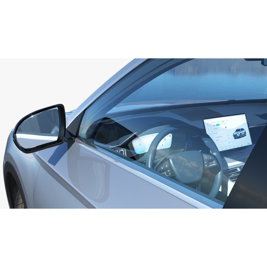 2024 BYD Seal U 3D Model – Hybrid SUV with Interior, FBX & OBJ Formats - View 10