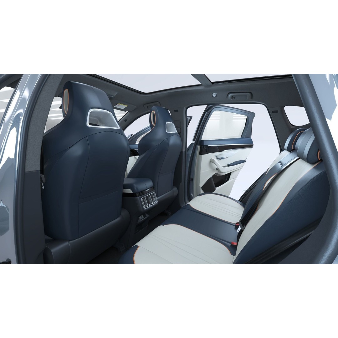 2024 BYD Seal U 3D Model – Hybrid SUV with Interior, FBX & OBJ Formats - View 13