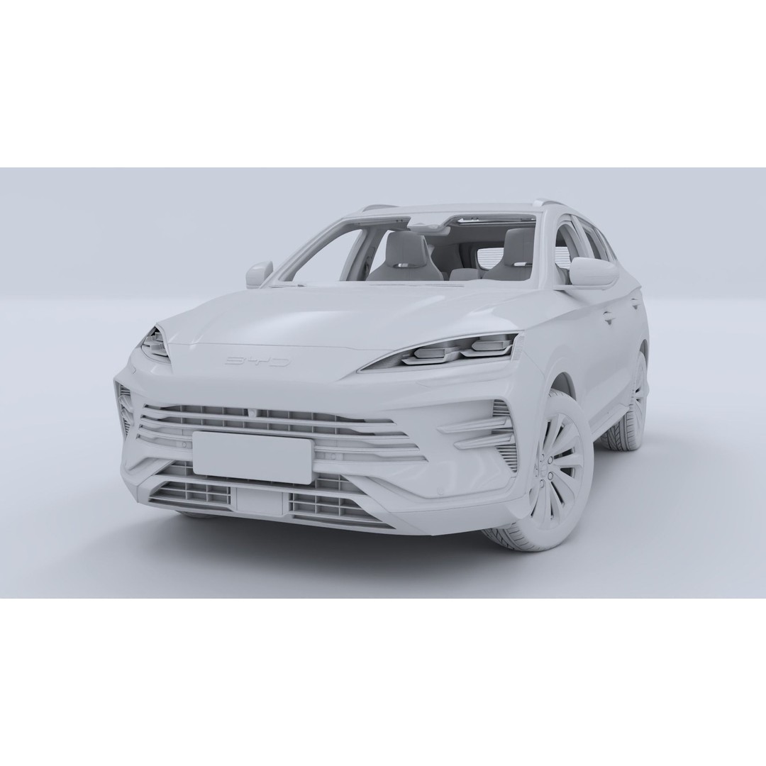 2024 BYD Seal U 3D Model – Hybrid SUV with Interior, FBX & OBJ Formats - View 21