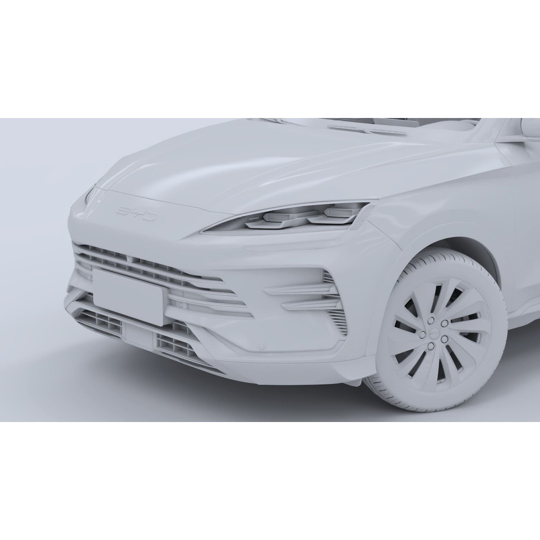 2024 BYD Seal U 3D Model – Hybrid SUV with Interior, FBX & OBJ Formats - View 22