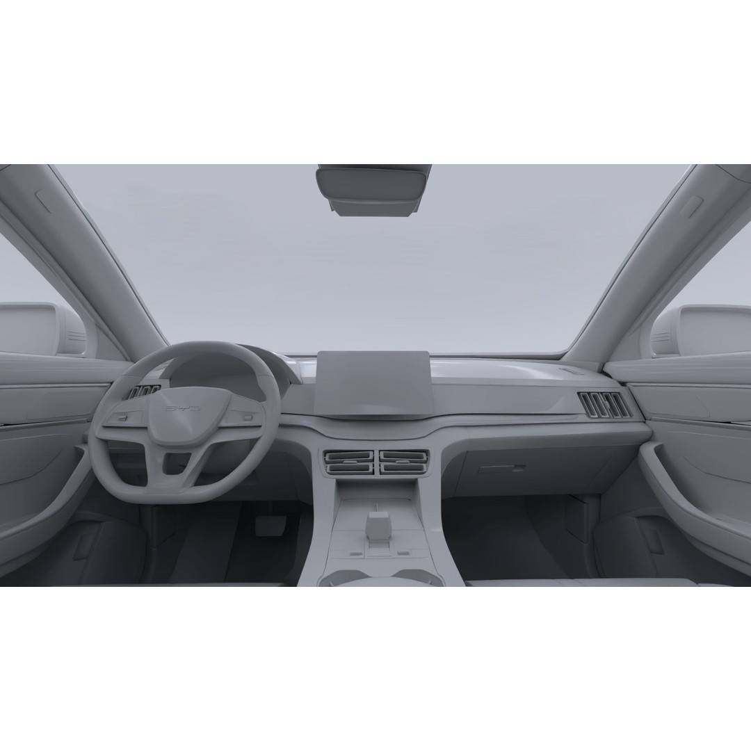 2024 BYD Seal U 3D Model – Hybrid SUV with Interior, FBX & OBJ Formats - View 25