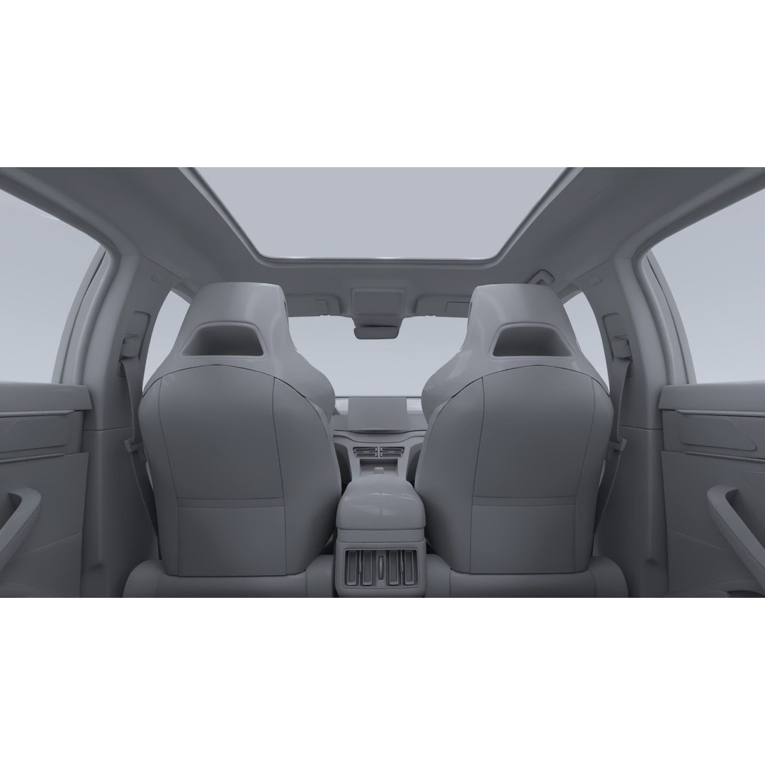 2024 BYD Seal U 3D Model – Hybrid SUV with Interior, FBX & OBJ Formats - View 26