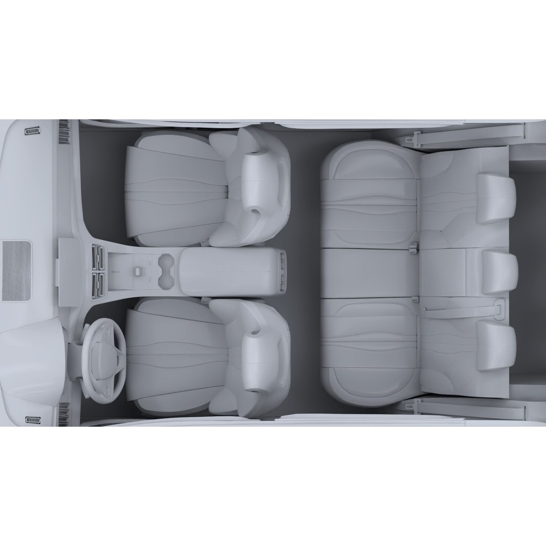 2024 BYD Seal U 3D Model – Hybrid SUV with Interior, FBX & OBJ Formats - View 28