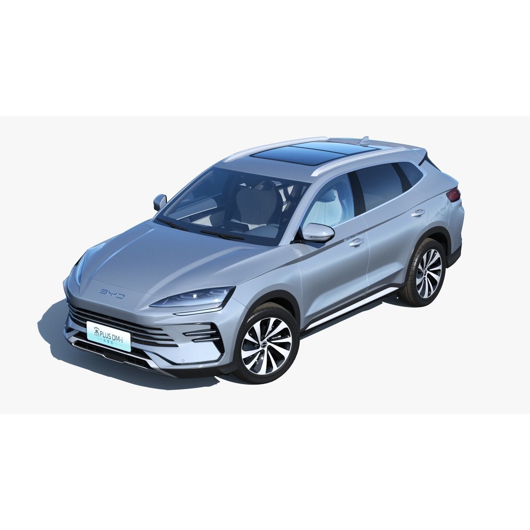 2024 BYD Seal U 3D Model – Hybrid SUV with Interior, FBX & OBJ Formats - View 3