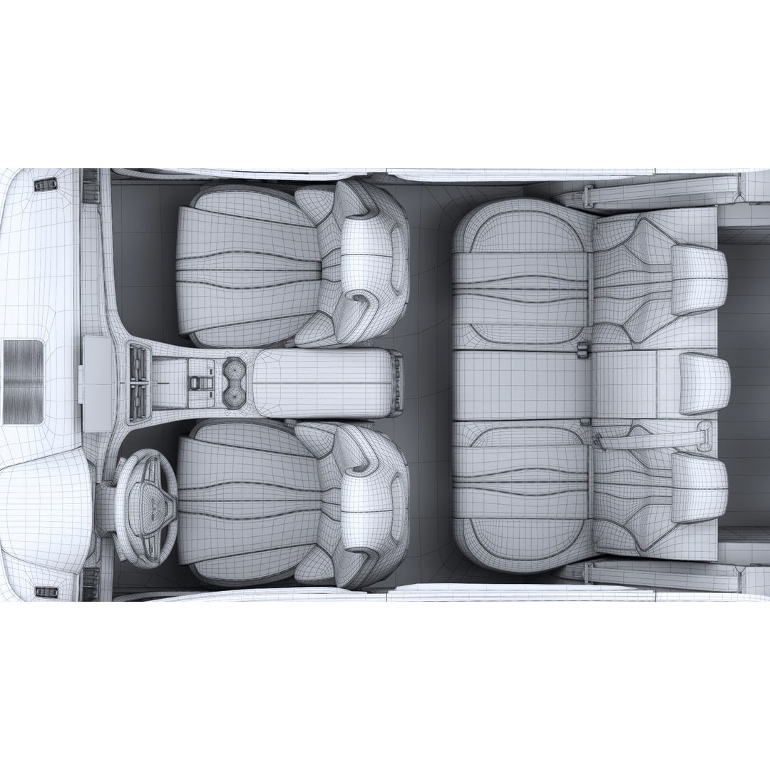 2024 BYD Seal U 3D Model – Hybrid SUV with Interior, FBX & OBJ Formats - View 37