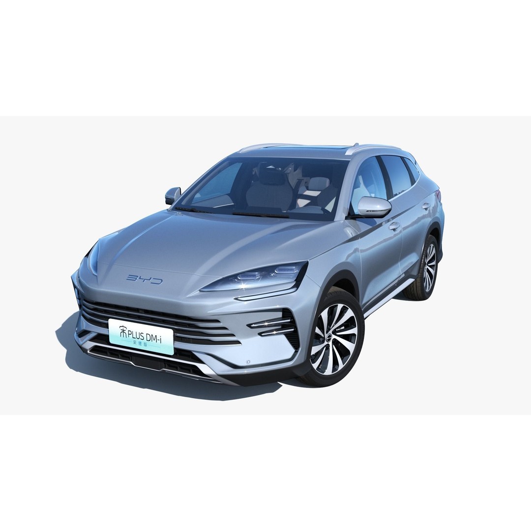 2024 BYD Seal U 3D Model – Hybrid SUV with Interior, FBX & OBJ Formats - View 4