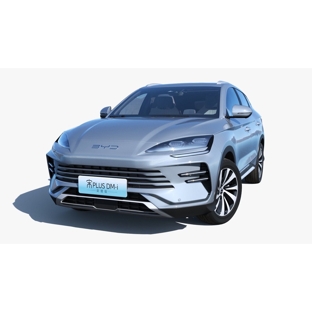 2024 BYD Seal U 3D Model – Hybrid SUV with Interior, FBX & OBJ Formats - View 5