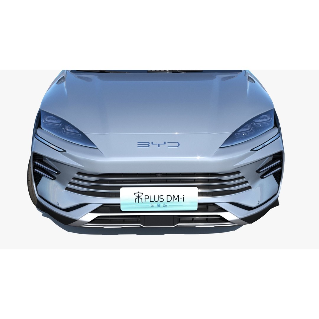 2024 BYD Seal U 3D Model – Hybrid SUV with Interior, FBX & OBJ Formats - View 8