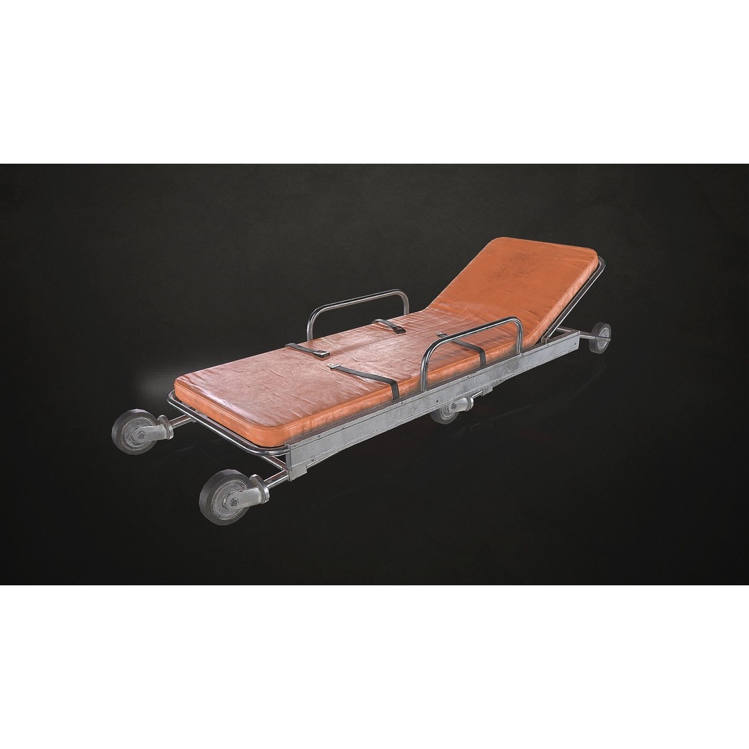 Ambulance 3D Model – Low Poly Game Ready Vehicle with Interior - View 16
