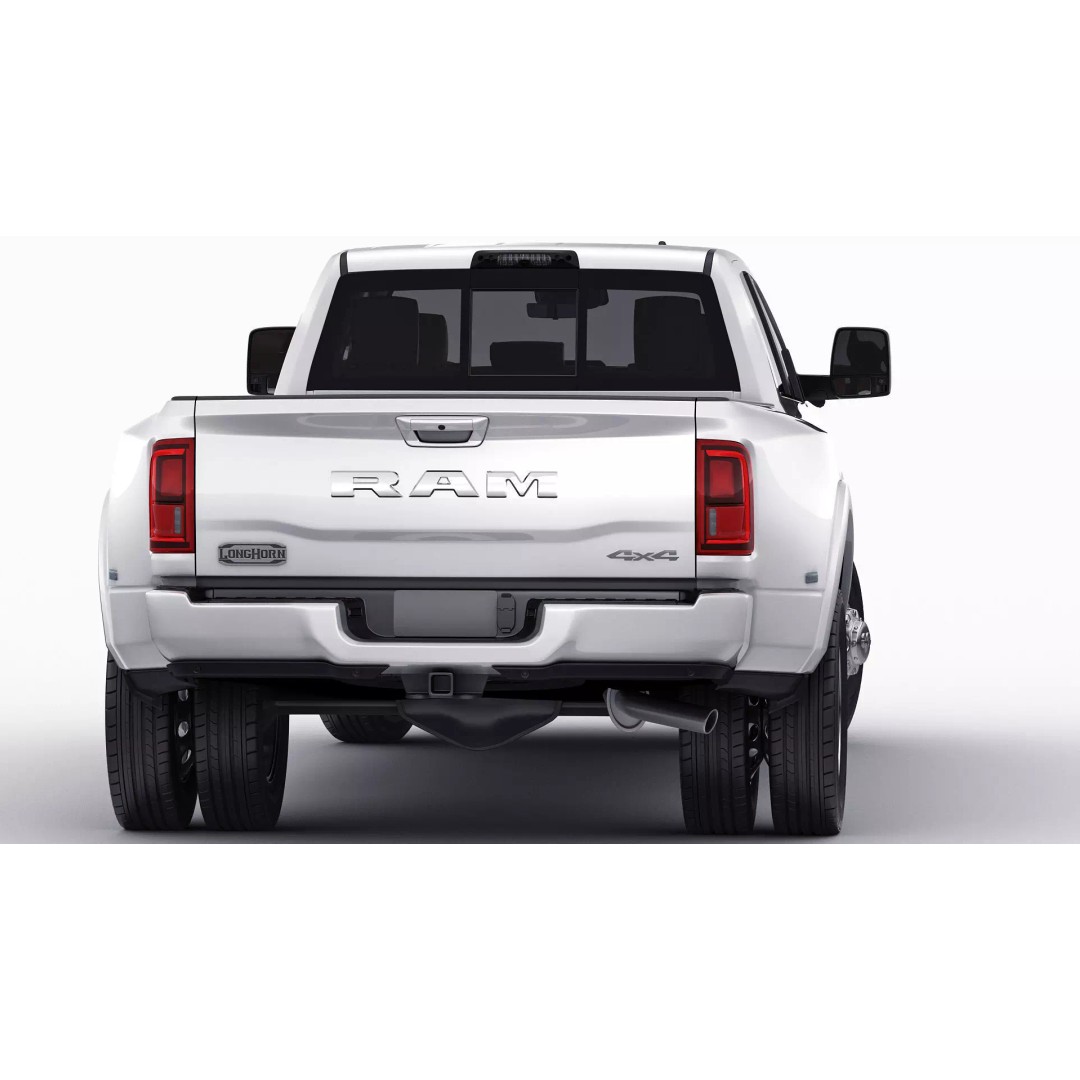 Ram 3500 HD Limited Longhorn 2025 Dually 3D Model – High Poly Vehicle, FBX, OBJ, Blender - View 21