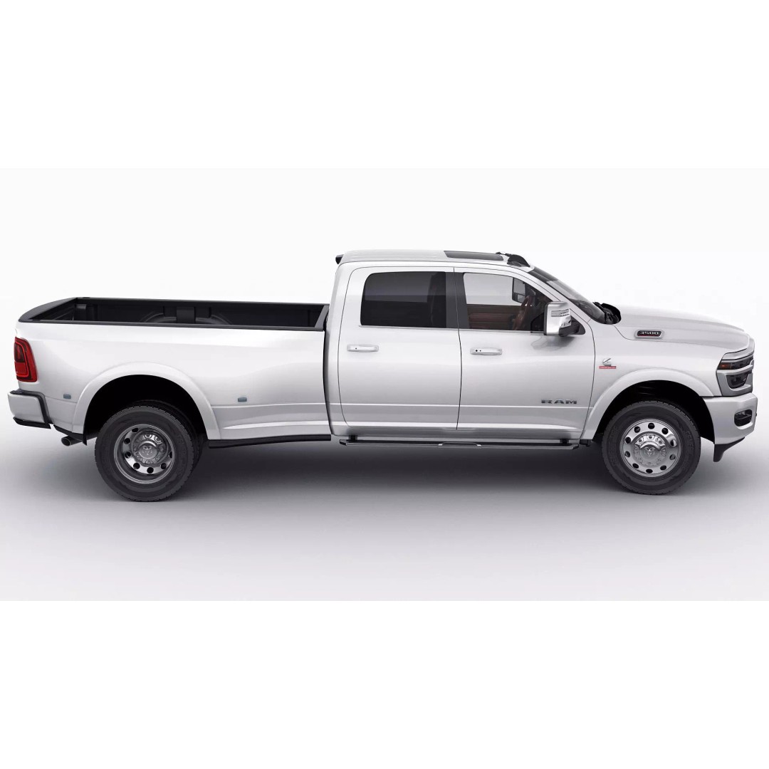 Ram 3500 HD Limited Longhorn 2025 Dually 3D Model – High Poly Vehicle, FBX, OBJ, Blender - View 8