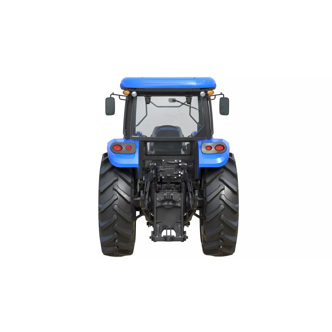 New Holland WorkMaster Utility Tractor 3D Model – Low Poly PBR Game Asset, FBX - View 11