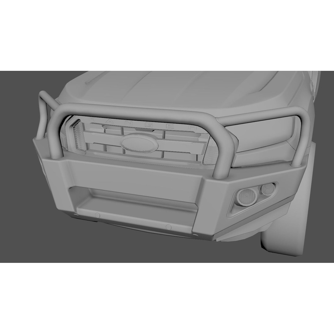 Everest and Ranger Bullbar 3D Model – Low-Poly Vehicle Asset, FBX - View 17