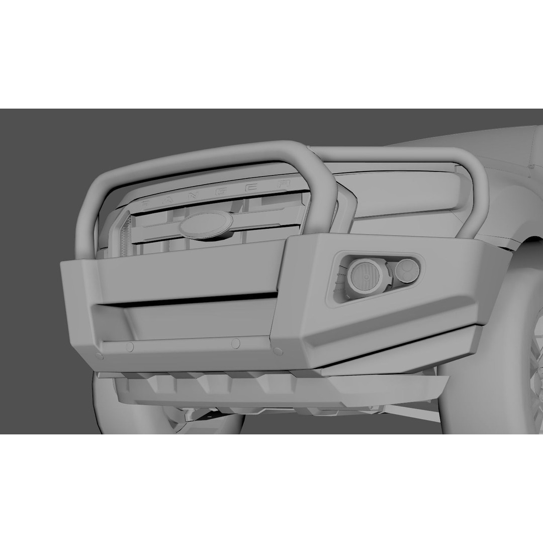 Everest and Ranger Bullbar 3D Model – Low-Poly Vehicle Asset, FBX - View 18