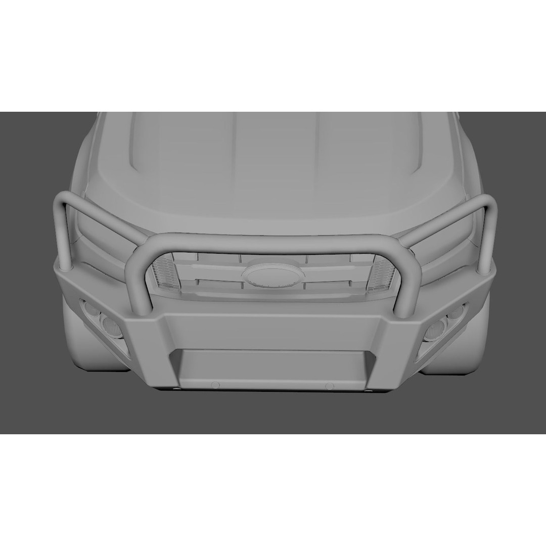 Everest and Ranger Bullbar 3D Model – Low-Poly Vehicle Asset, FBX - View 20