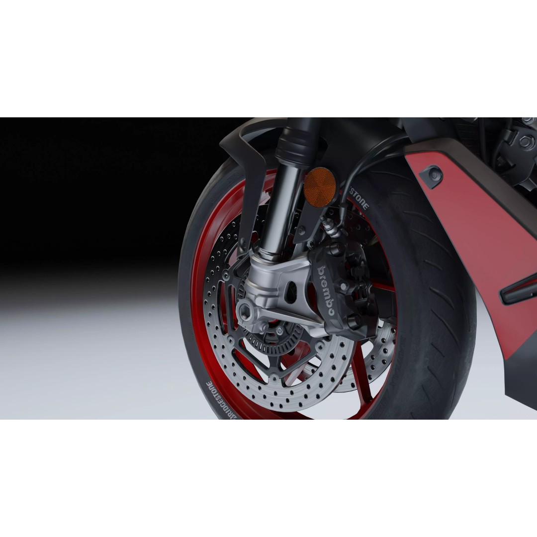 Aprilia Tuono 660 2021 3D Model – Low Poly PBR Rigged Asset, Blender - View 27