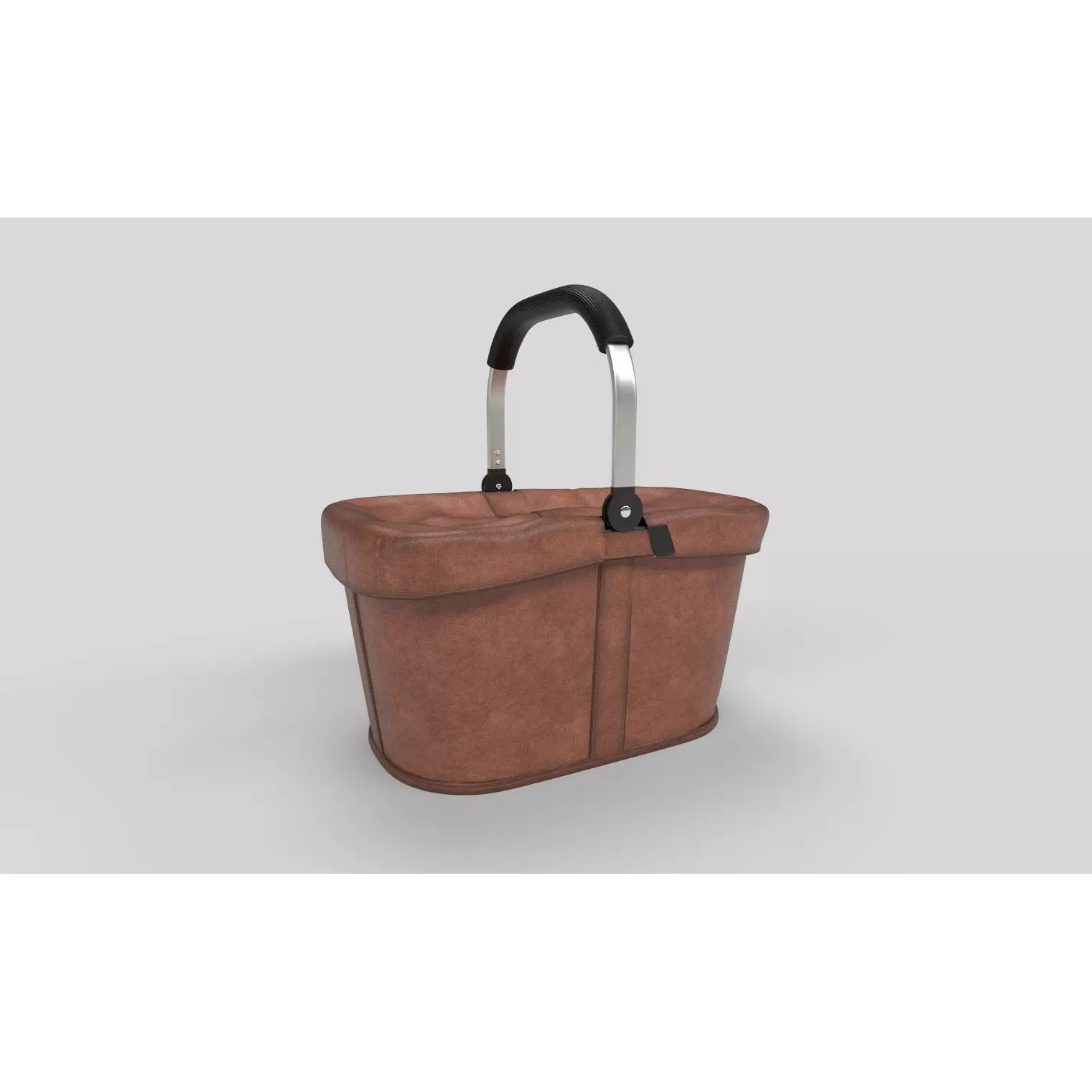 Modern Picnic Basket - Game-Ready 3D Model - View 7