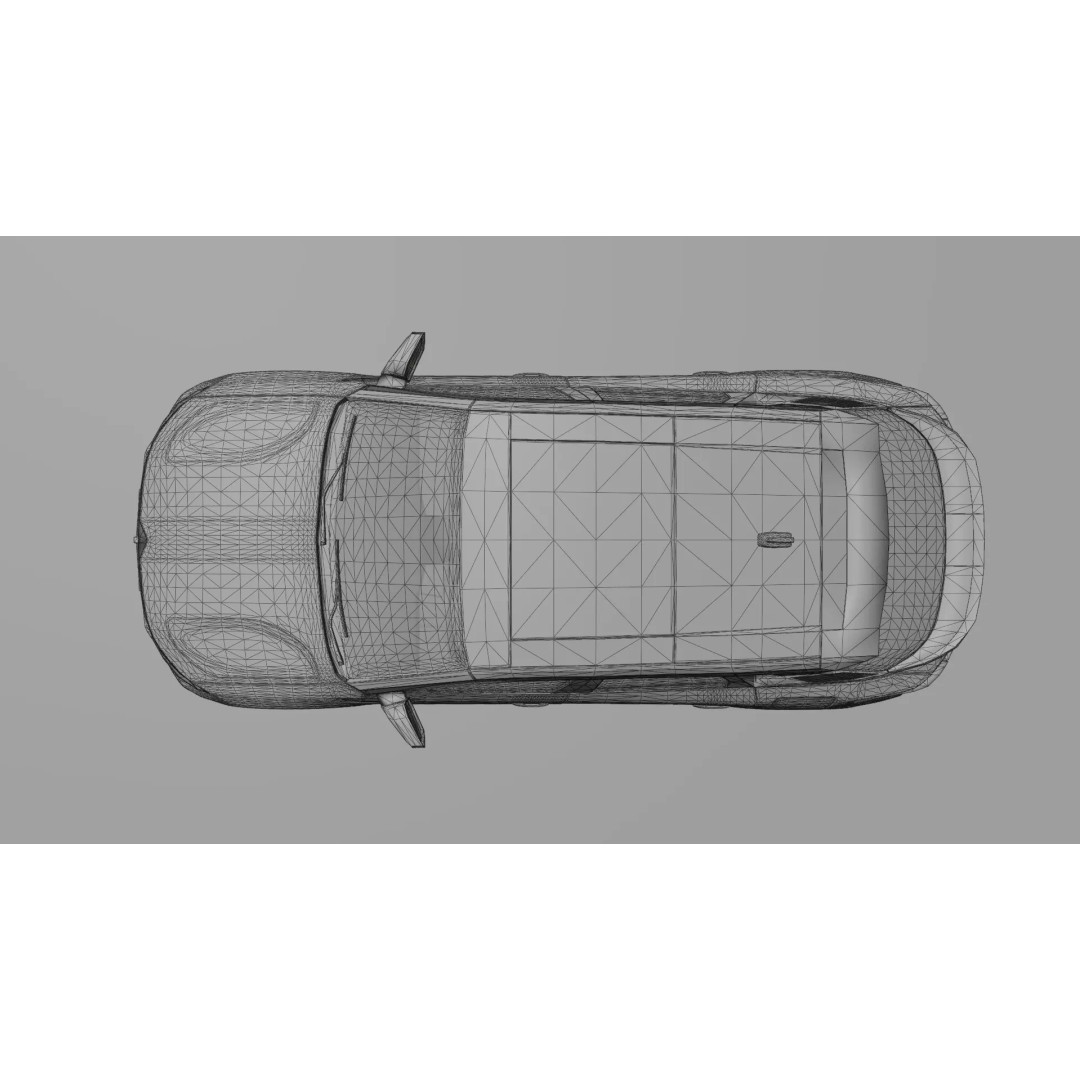Citroën C5 X 3D Model – Low Poly Game Ready Asset for Unity & Unreal