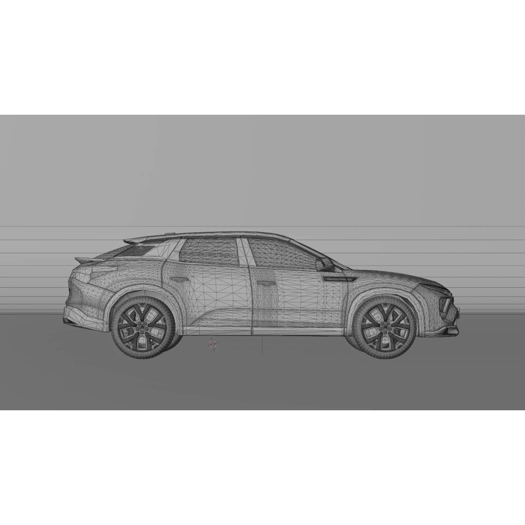 Citroën C5 X 3D Model – Low Poly Game Ready Asset for Unity & Unreal - View 15