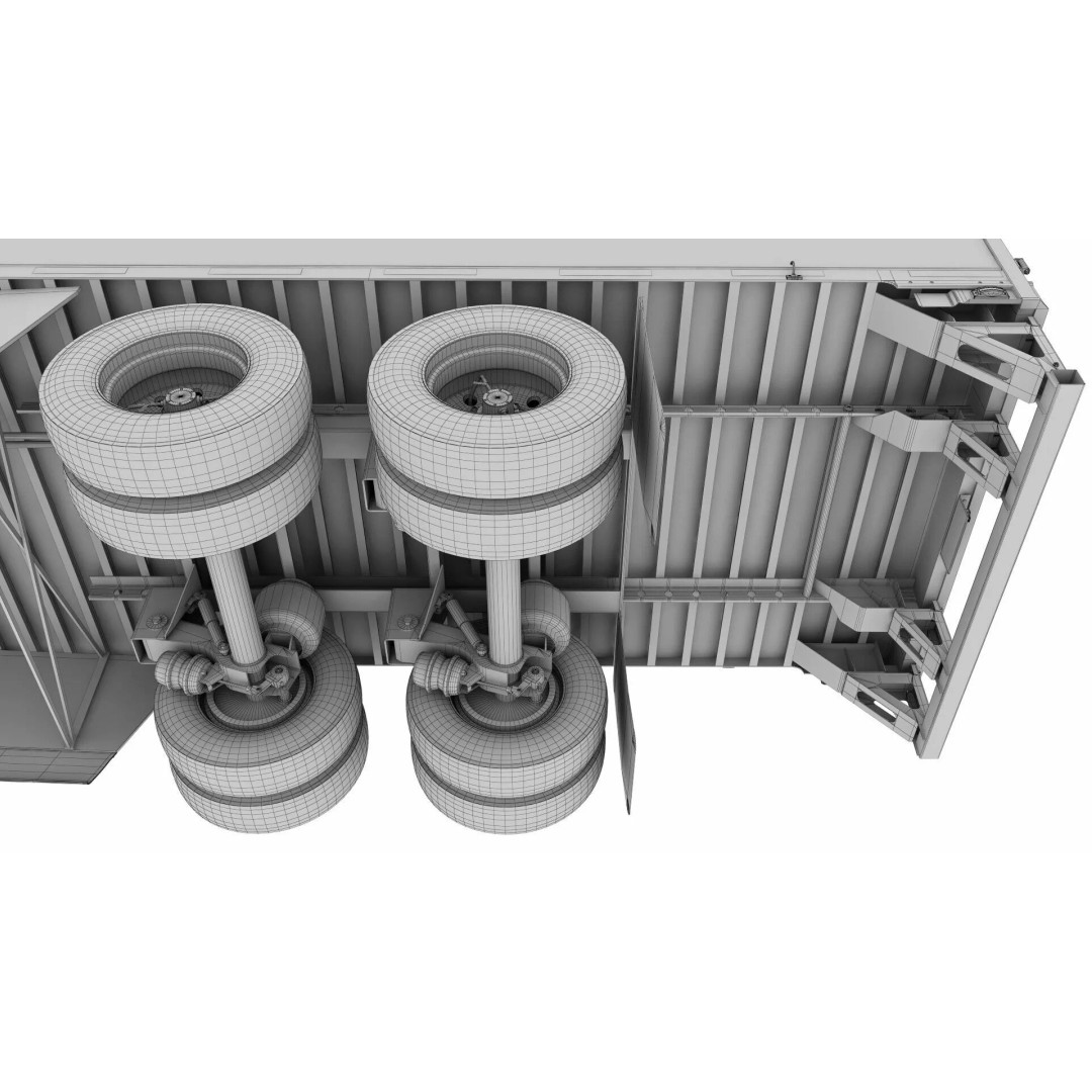 Freightliner Argosy 3D Model – Realistic Truck with PBR Textures