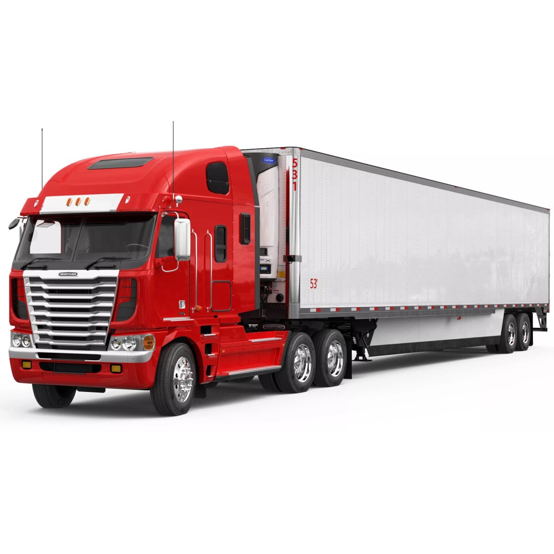 Freightliner Argosy 3D Model – Realistic Truck with PBR Textures - View 3