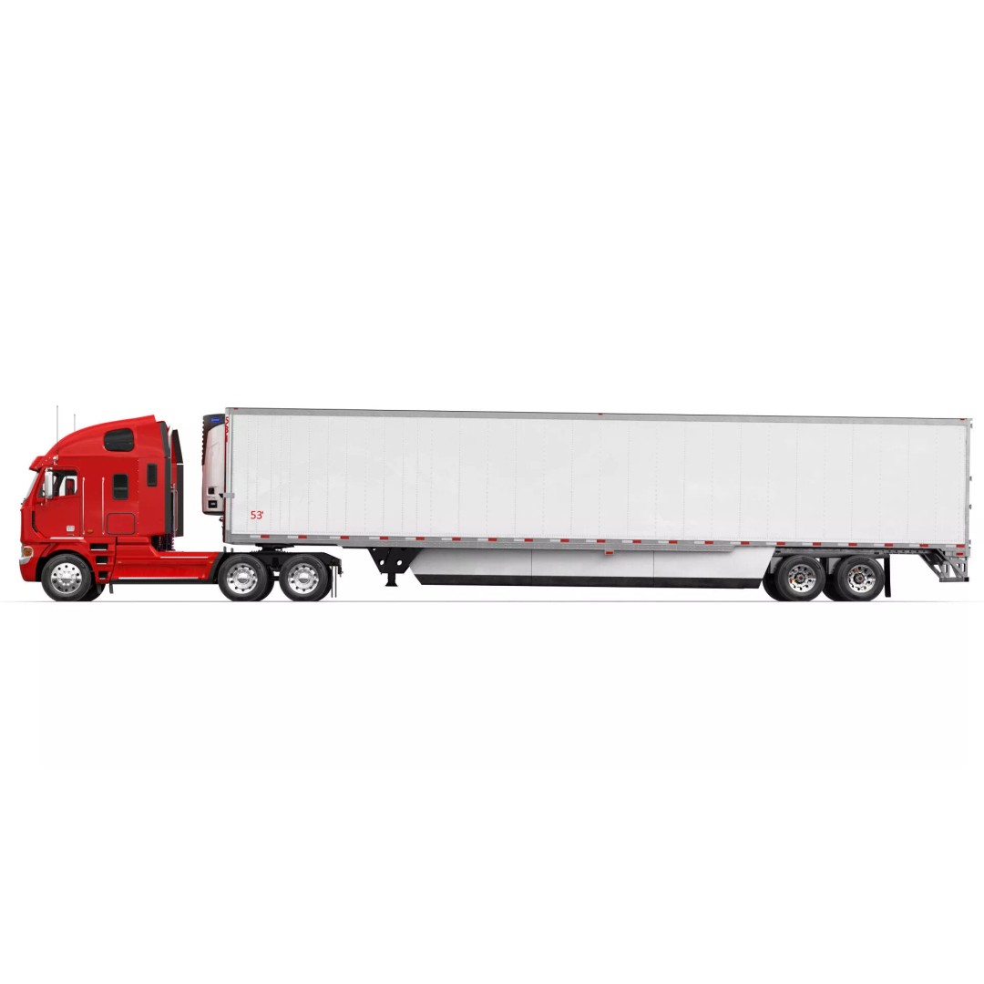 Freightliner Argosy 3D Model – Realistic Truck with PBR Textures - View 35