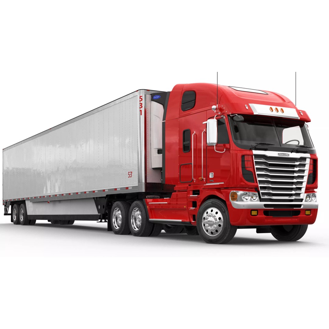 Freightliner Argosy 3D Model – Realistic Truck with PBR Textures - View 4