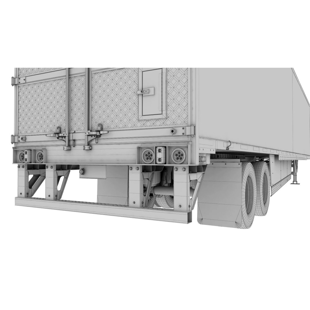 Freightliner Argosy 3D Model – Realistic Truck with PBR Textures - View 52