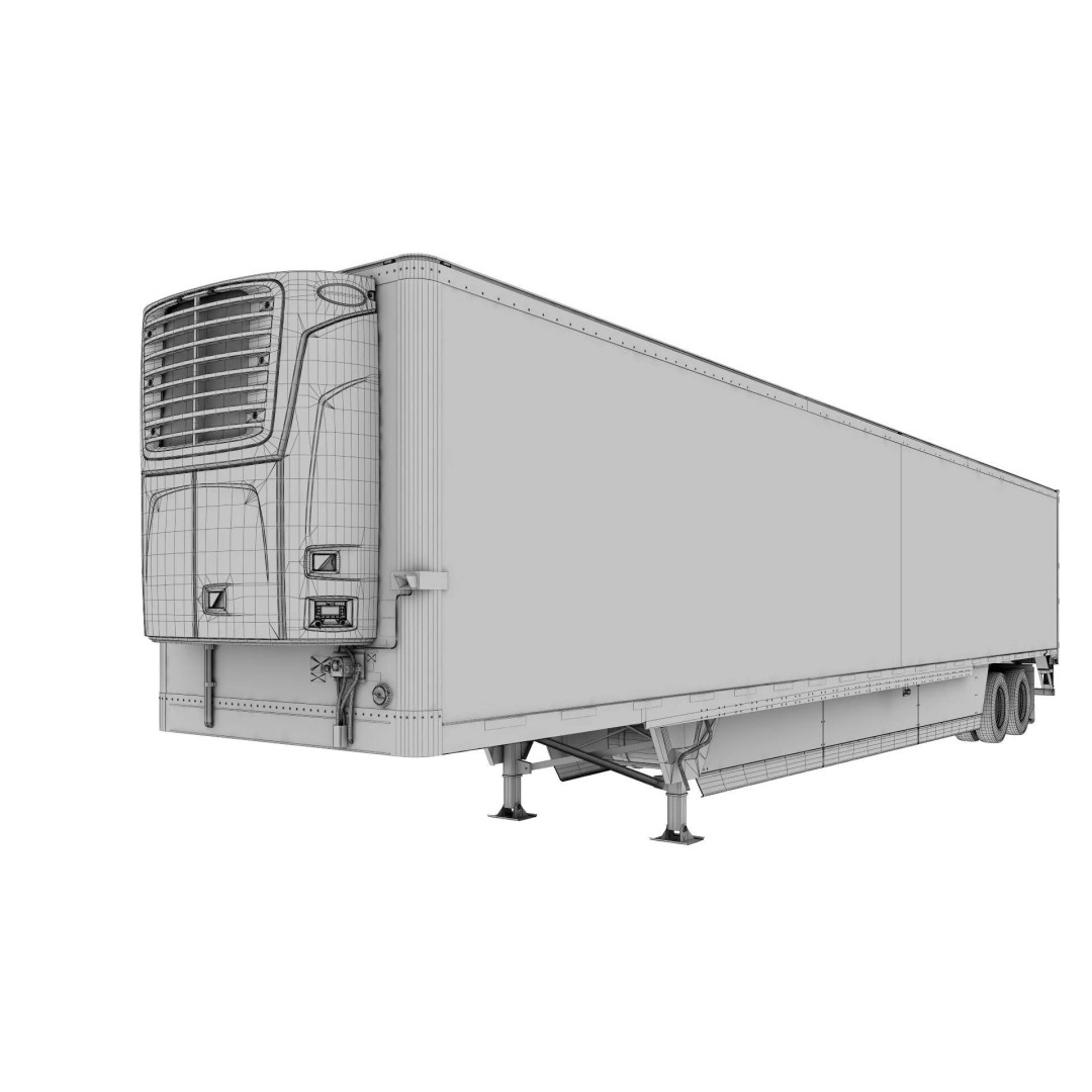 Freightliner Argosy 3D Model – Realistic Truck with PBR Textures - View 53