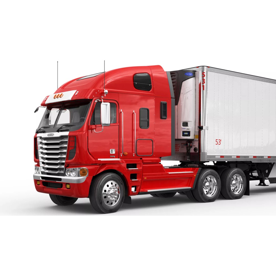 Freightliner Argosy 3D Model – Realistic Truck with PBR Textures - View 7