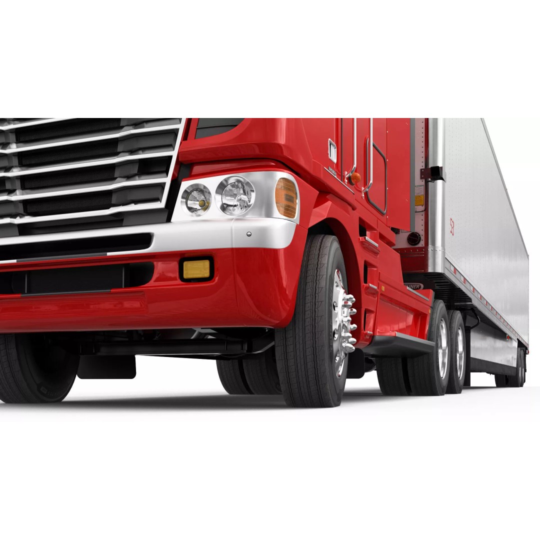 Freightliner Argosy 3D Model – Realistic Truck with PBR Textures - View 9