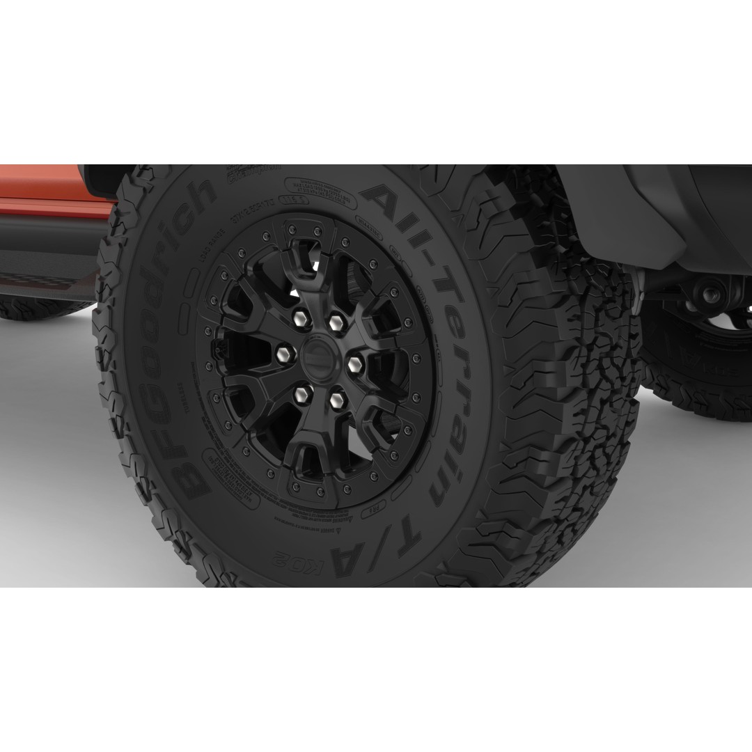 SUV Bronco Raptor Mk6 2022 3D Model – High Poly PBR Asset, FBX, OBJ - View 15