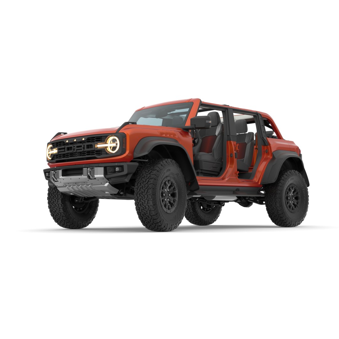 SUV Bronco Raptor Mk6 2022 3D Model – High Poly PBR Asset, FBX, OBJ - View 27