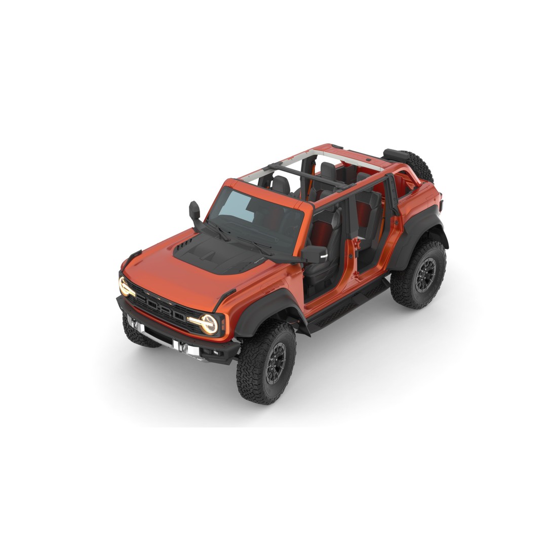 SUV Bronco Raptor Mk6 2022 3D Model – High Poly PBR Asset, FBX, OBJ - View 31