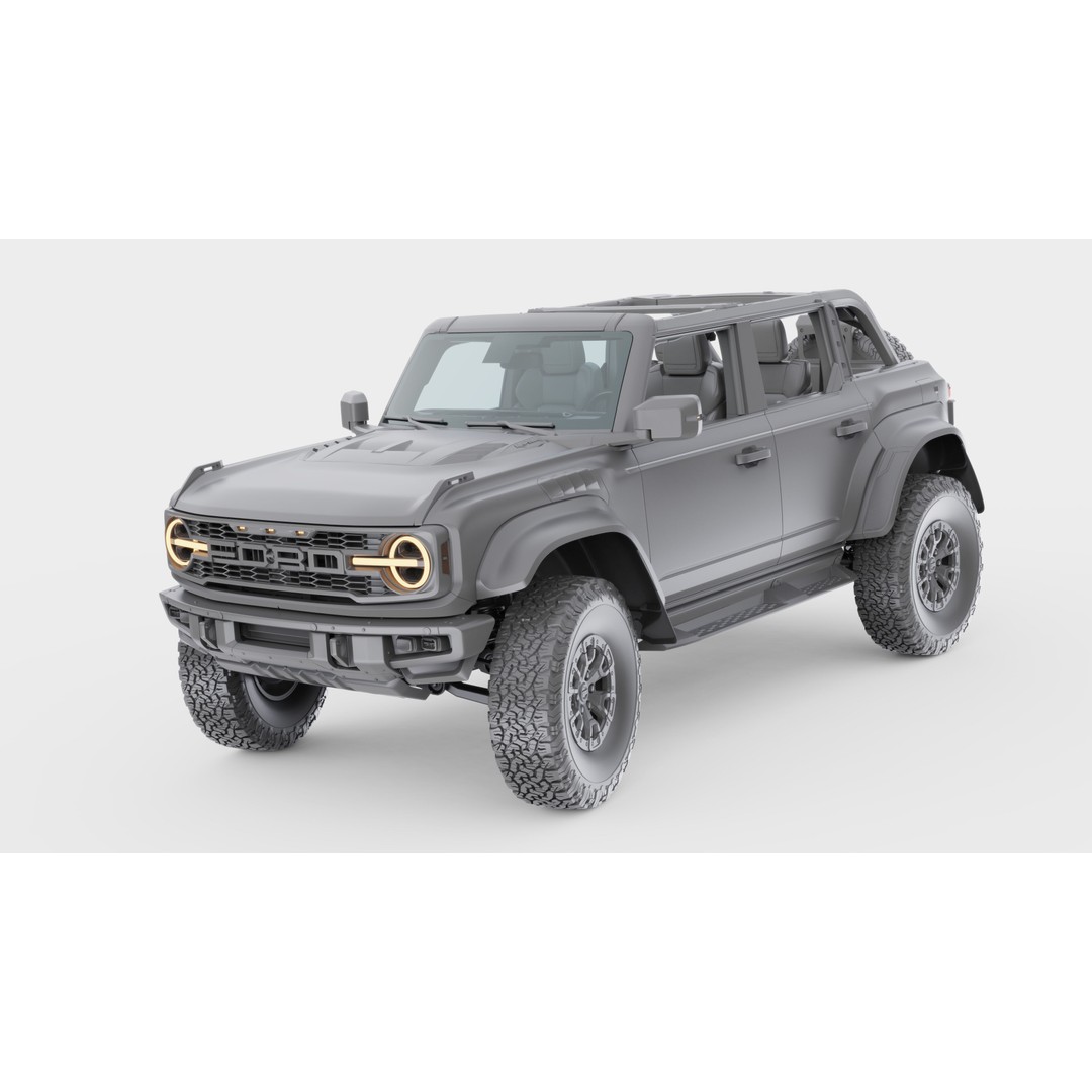 SUV Bronco Raptor Mk6 2022 3D Model – High Poly PBR Asset, FBX, OBJ - View 54