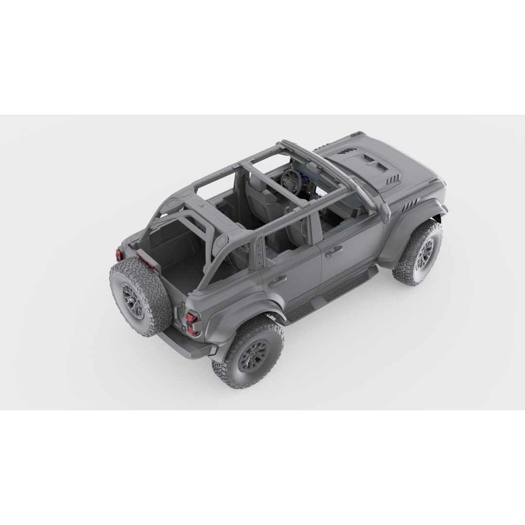 SUV Bronco Raptor Mk6 2022 3D Model – High Poly PBR Asset, FBX, OBJ - View 55