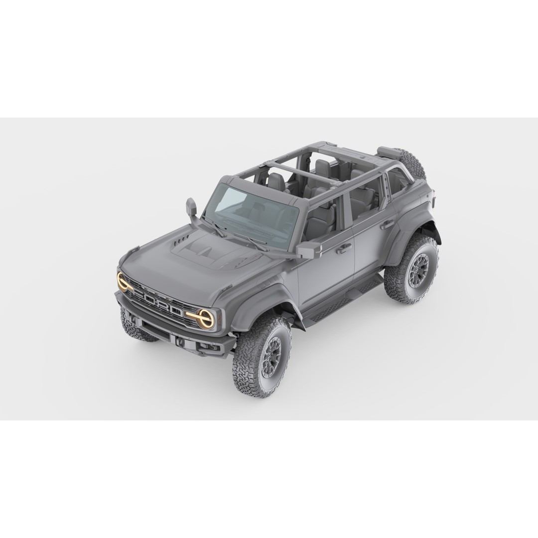 SUV Bronco Raptor Mk6 2022 3D Model – High Poly PBR Asset, FBX, OBJ - View 58