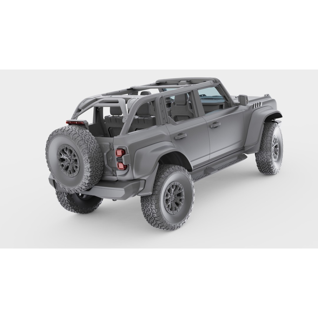 SUV Bronco Raptor Mk6 2022 3D Model – High Poly PBR Asset, FBX, OBJ - View 61