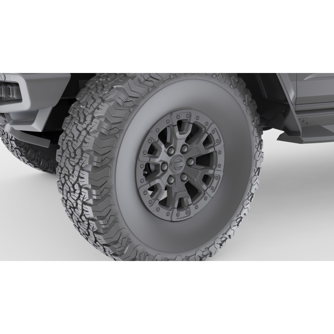 SUV Bronco Raptor Mk6 2022 3D Model – High Poly PBR Asset, FBX, OBJ - View 62