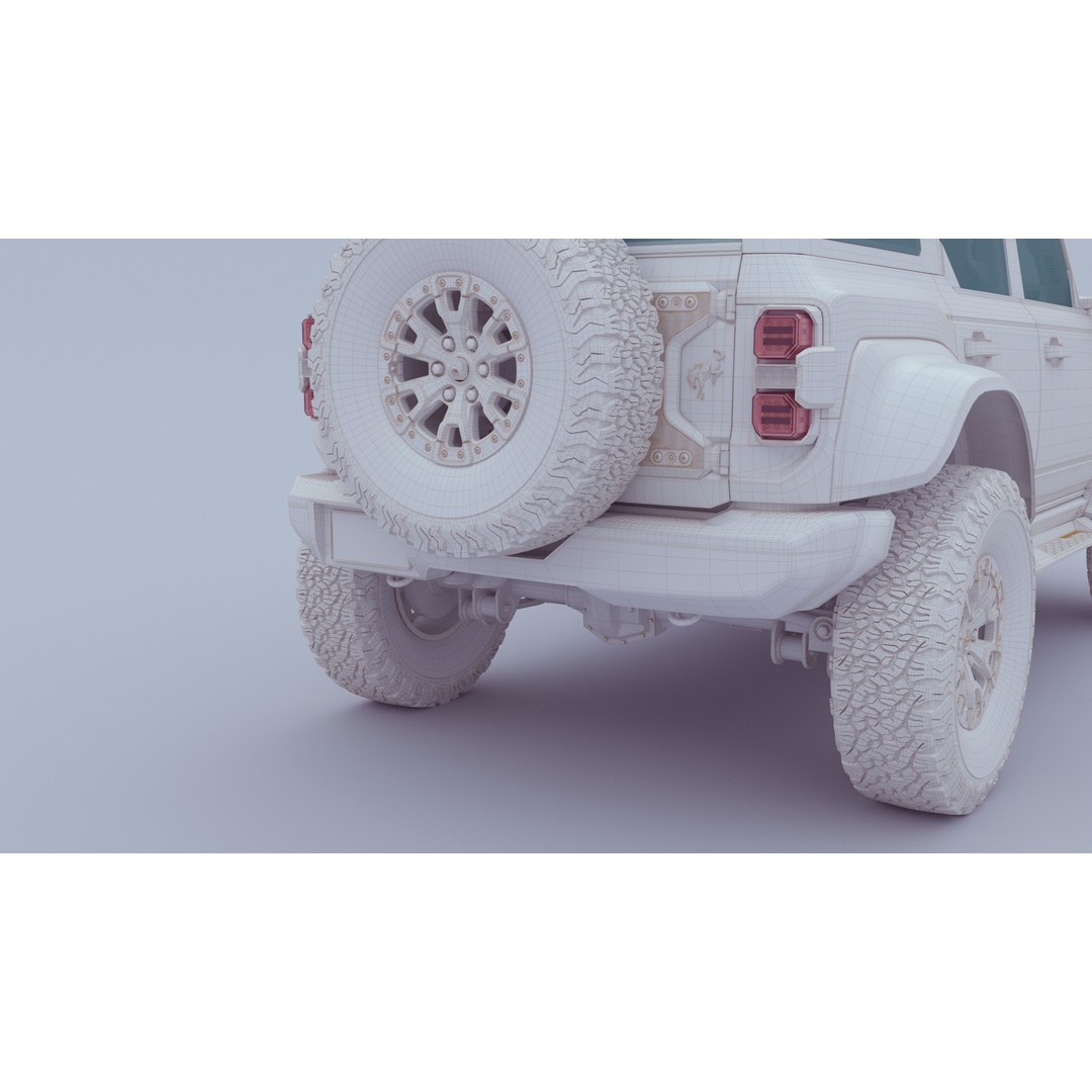 SUV Bronco Raptor Mk6 2022 3D Model – High Poly PBR Asset, FBX, OBJ - View 64