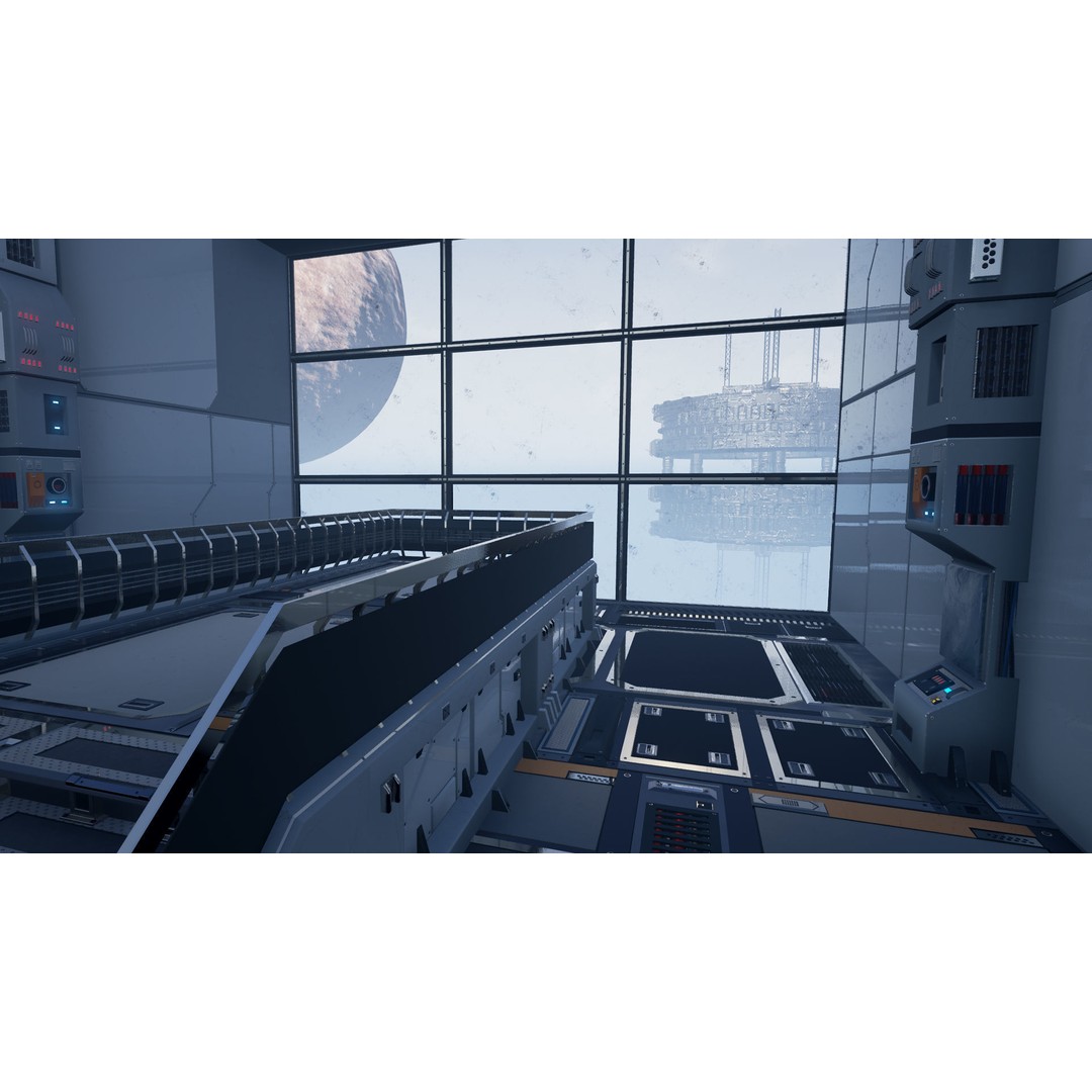 Modular Sci-Fi Interior Pack 3D Model – Low Poly Game Asset, FBX - View 10