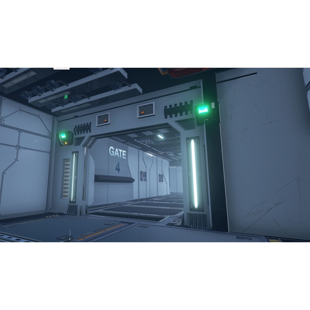 Modular Sci-Fi Interior Pack 3D Model – Low Poly Game Asset, FBX - View 13