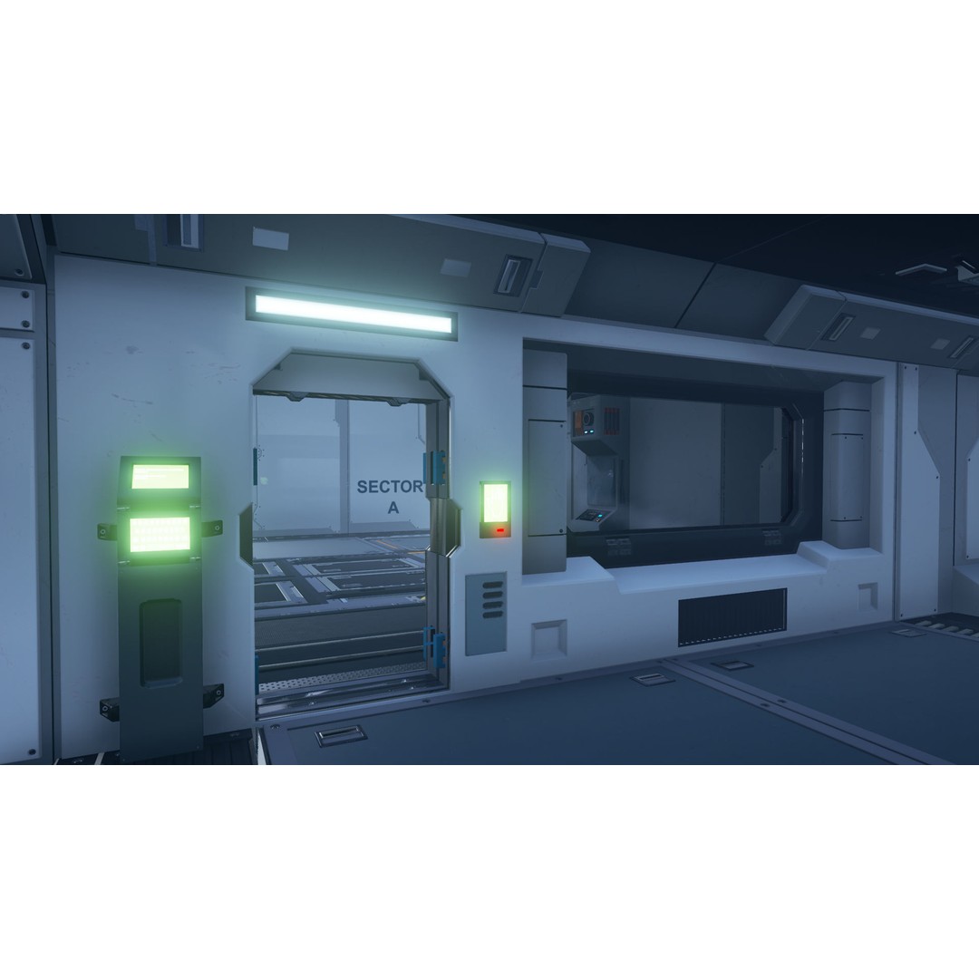 Modular Sci-Fi Interior Pack 3D Model – Low Poly Game Asset, FBX - View 19