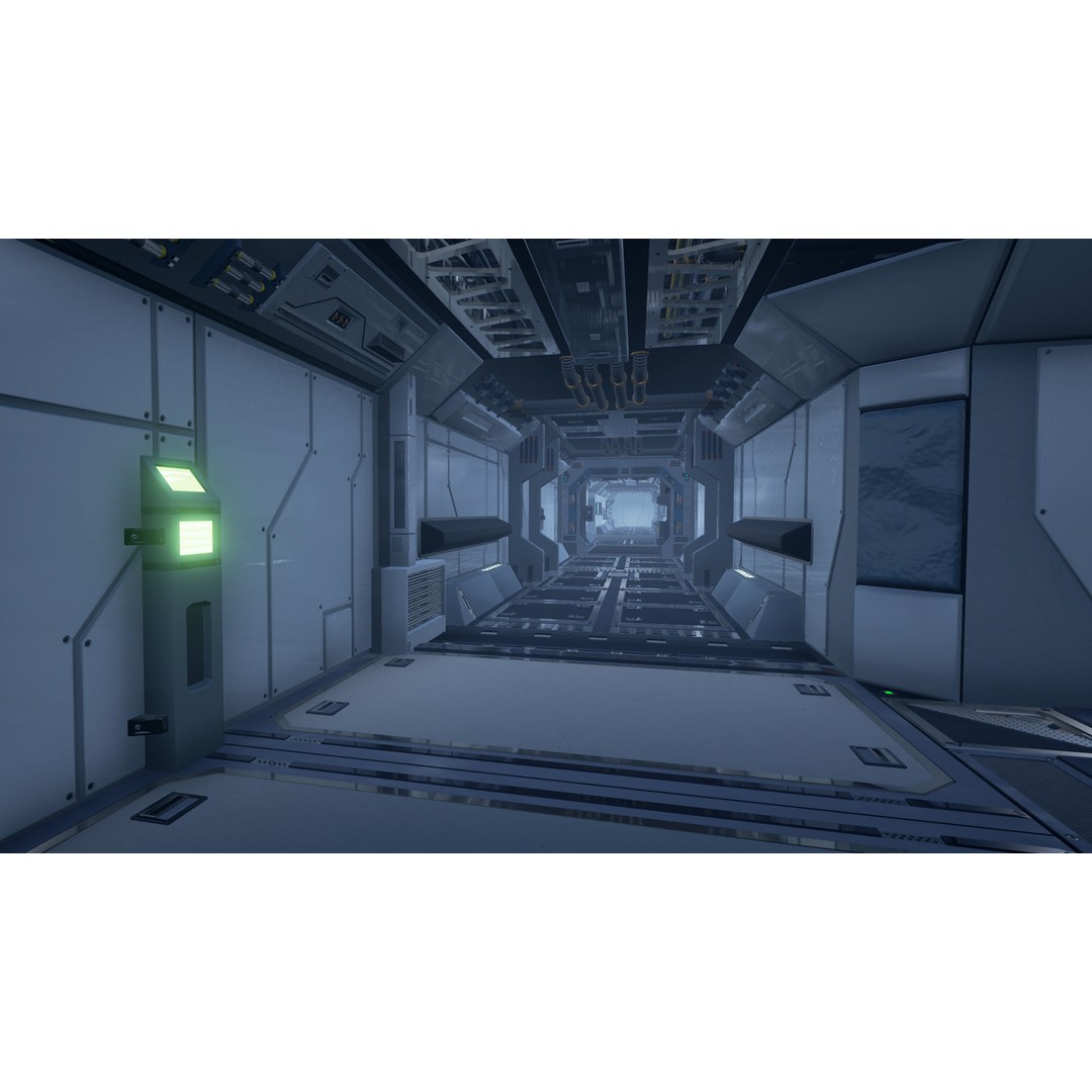 Modular Sci-Fi Interior Pack 3D Model – Low Poly Game Asset, FBX - View 21