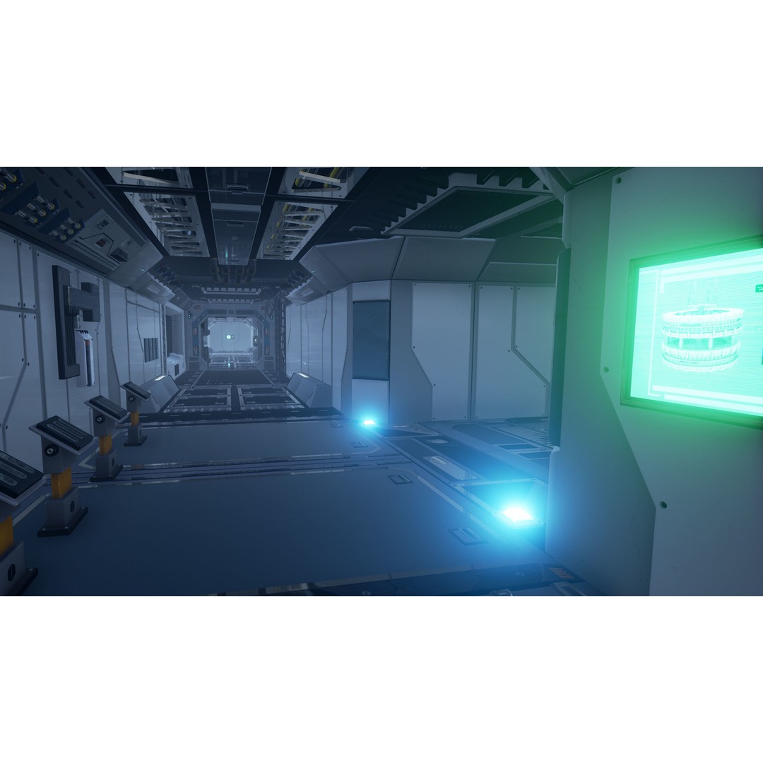 Modular Sci-Fi Interior Pack 3D Model – Low Poly Game Asset, FBX - View 24