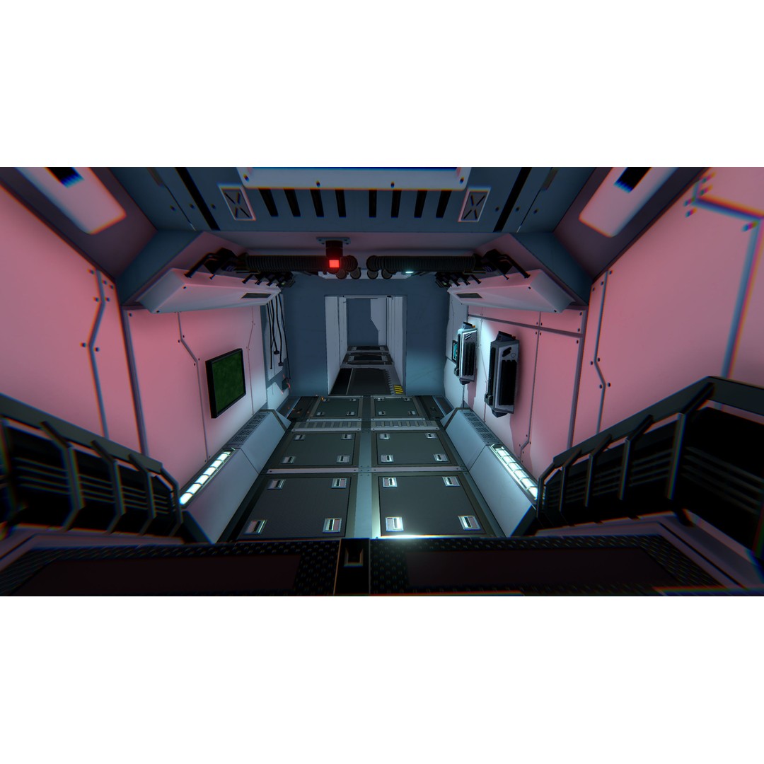 Modular Sci-Fi Interior Pack 3D Model – Low Poly Game Asset, FBX - View 28