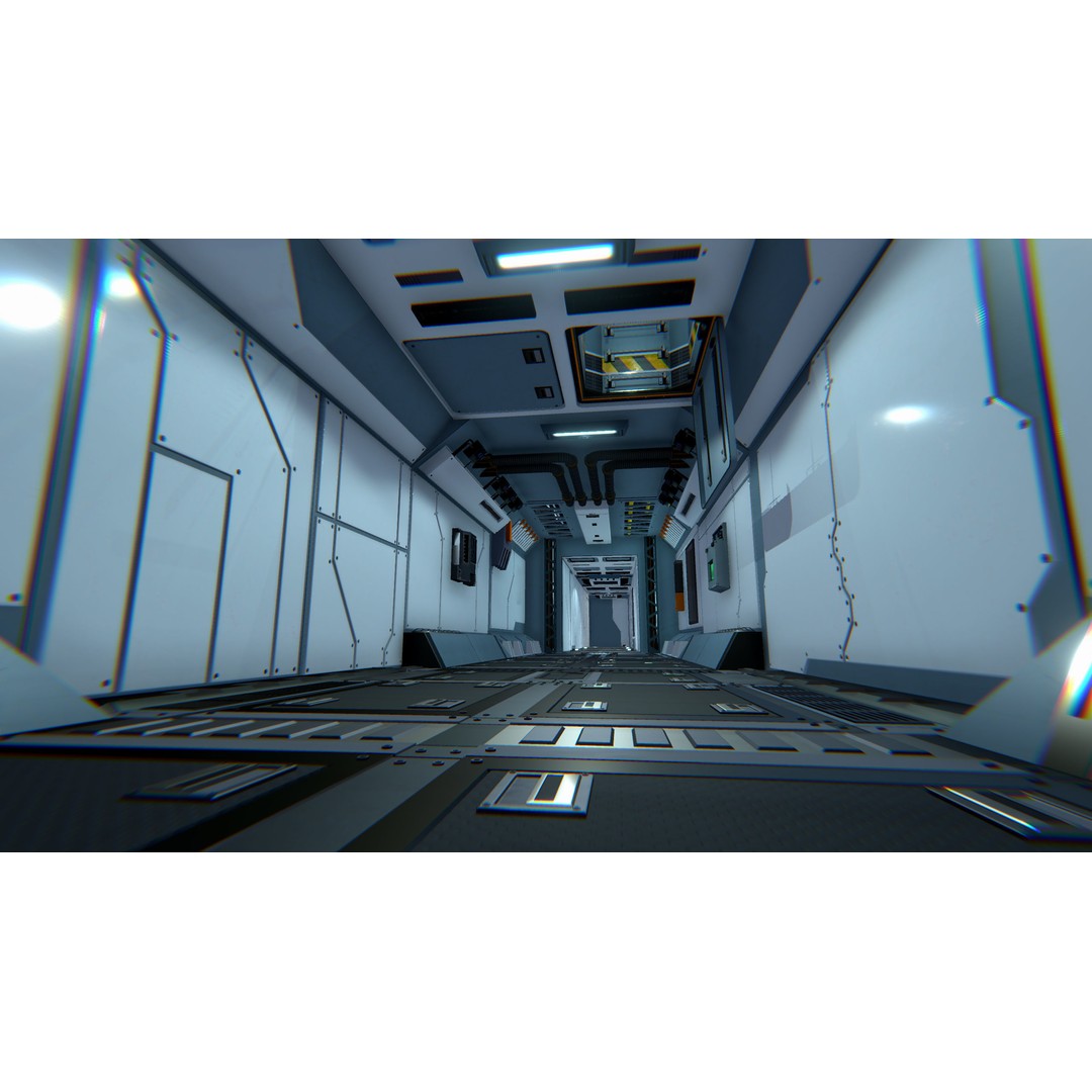 Modular Sci-Fi Interior Pack 3D Model – Low Poly Game Asset, FBX - View 29