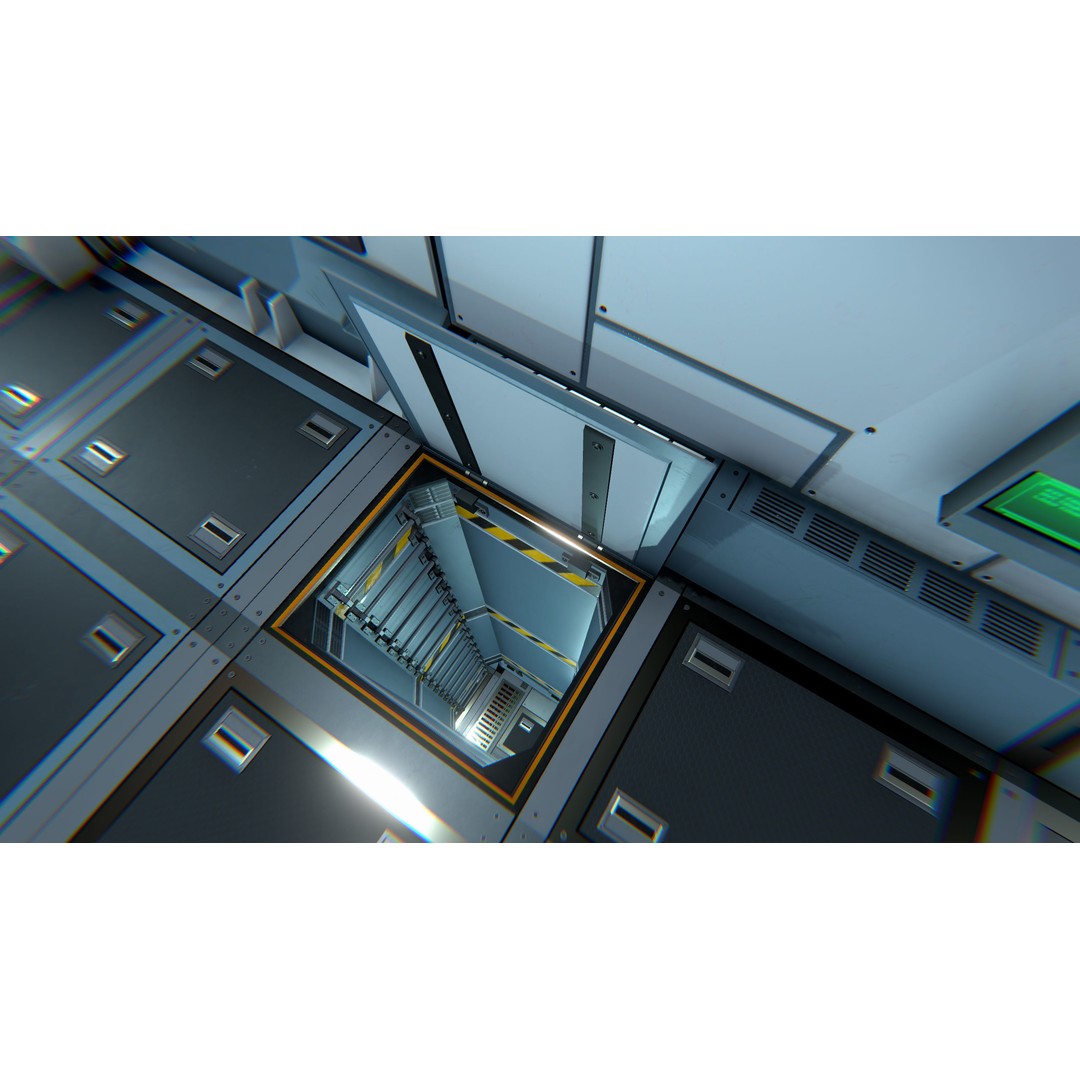 Modular Sci-Fi Interior Pack 3D Model – Low Poly Game Asset, FBX - View 30