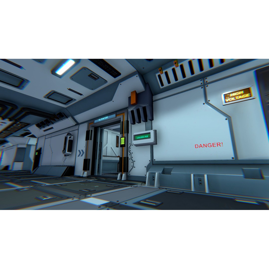 Modular Sci-Fi Interior Pack 3D Model – Low Poly Game Asset, FBX - View 32